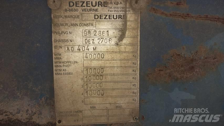 Dezeure AD404M Tieflader