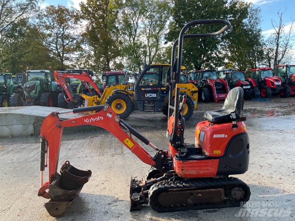 Kubota K 008-3 Minibagger < 7t