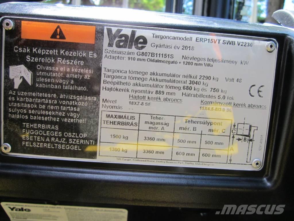 Yale ERP15VT Elektrostapler