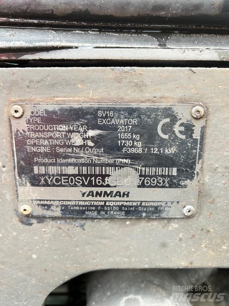 Yanmar SV 16 Minibagger < 7t