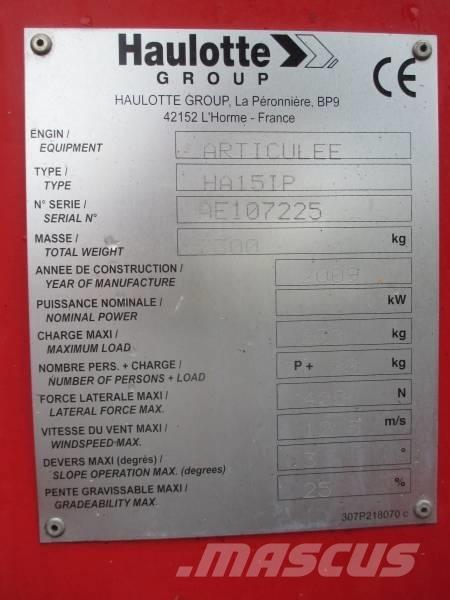 Haulotte HA 15 IP Gelenkteleskoparbeitsbühnen