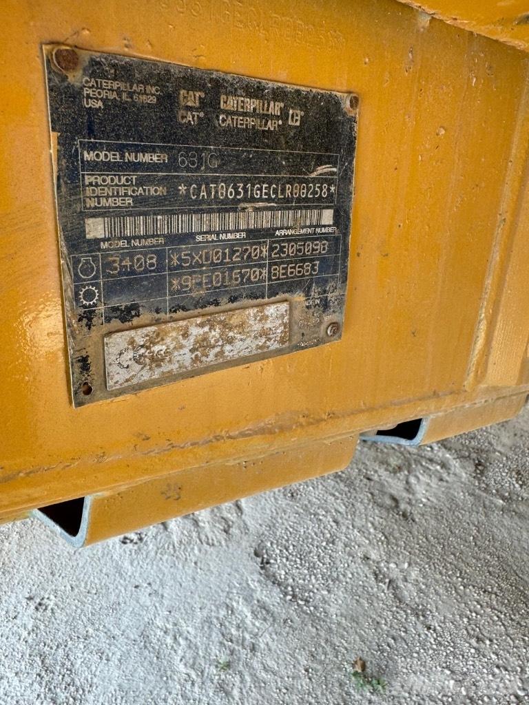 CAT 631 G Schaber