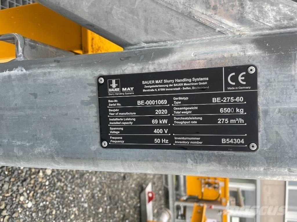 BAUER MAT BE 275-60 Sonstige Baumaschinen