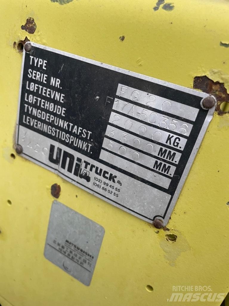 Mitsubishi FG20 Gasstapler