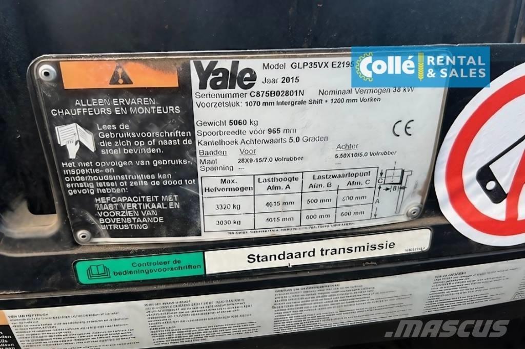Yale GLP 35 VX | 2015 Gasstapler