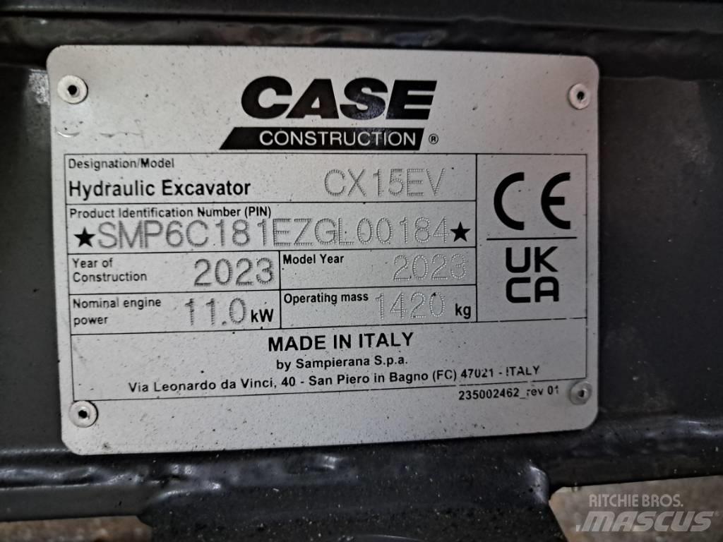 CASE CX15EV Minibagger < 7t