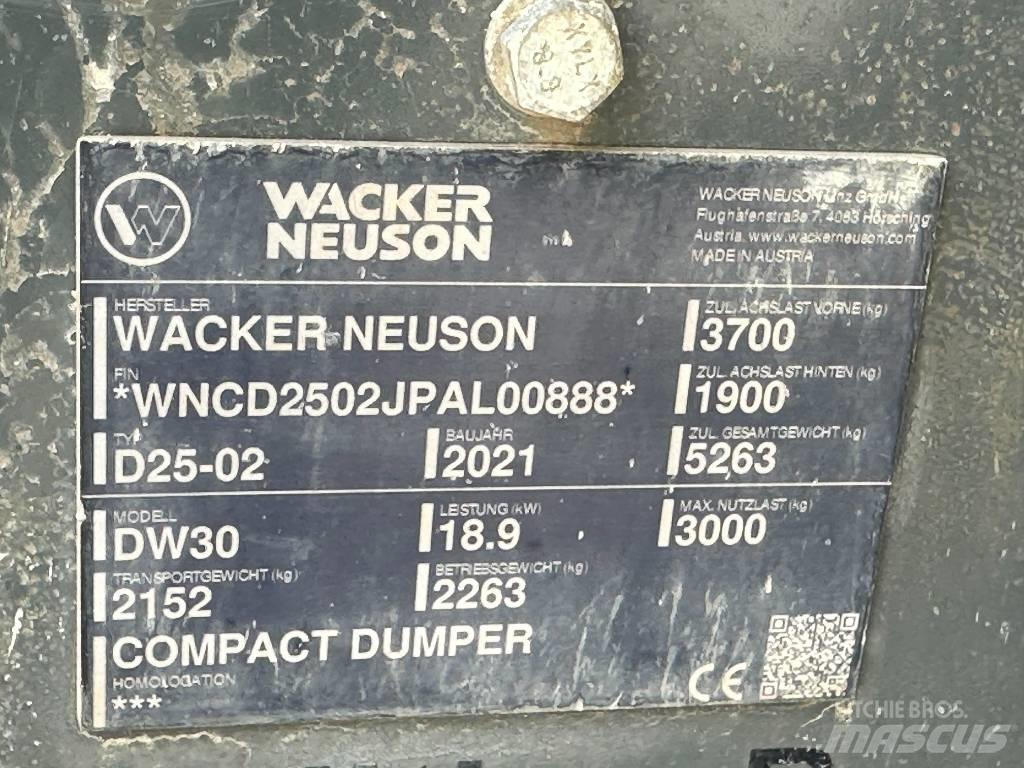 Wacker Neuson DW 30 Minidumper