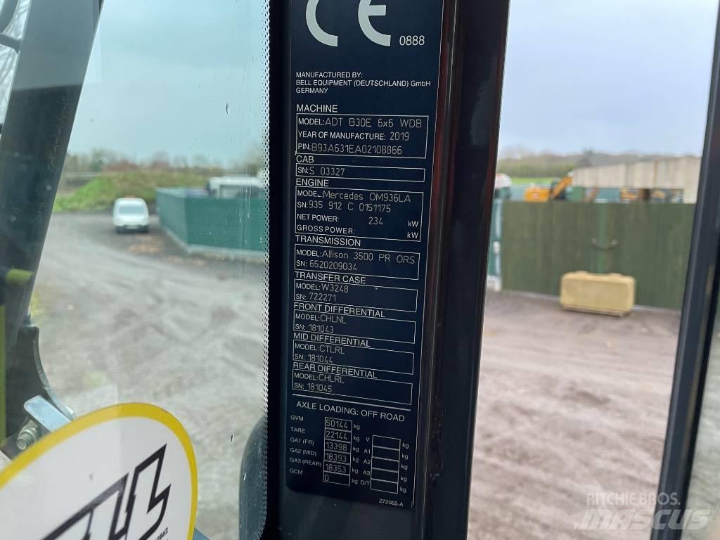 Bell B 30 E Dumper - Knickgelenk