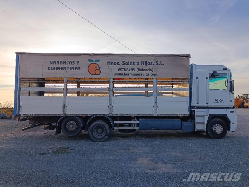 Renault Magnum 440 Pritschenwagen/Pritschenwagen mit Seitenklappe