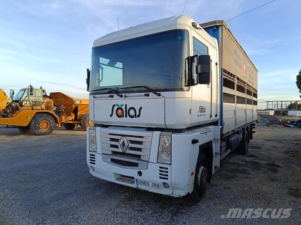 Renault Magnum 440 Pritschenwagen/Pritschenwagen mit Seitenklappe