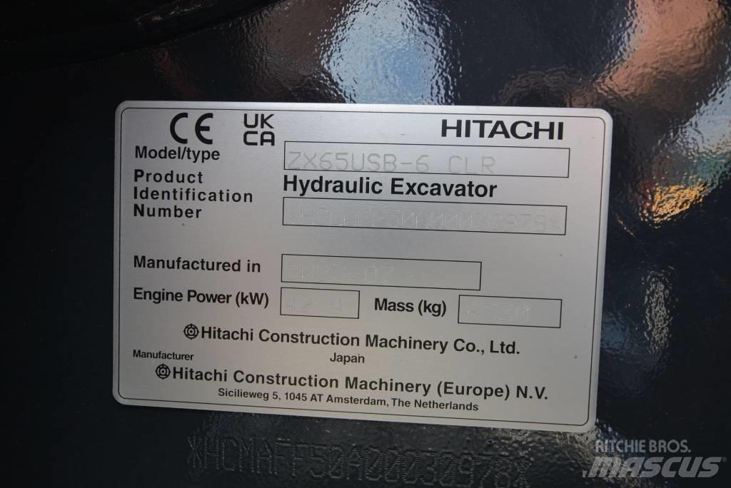 Hitachi ZX 65 USB-6 Minibagger < 7t