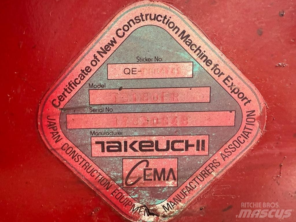 Takeuchi TB 180 FR Midibagger  7t - 12t