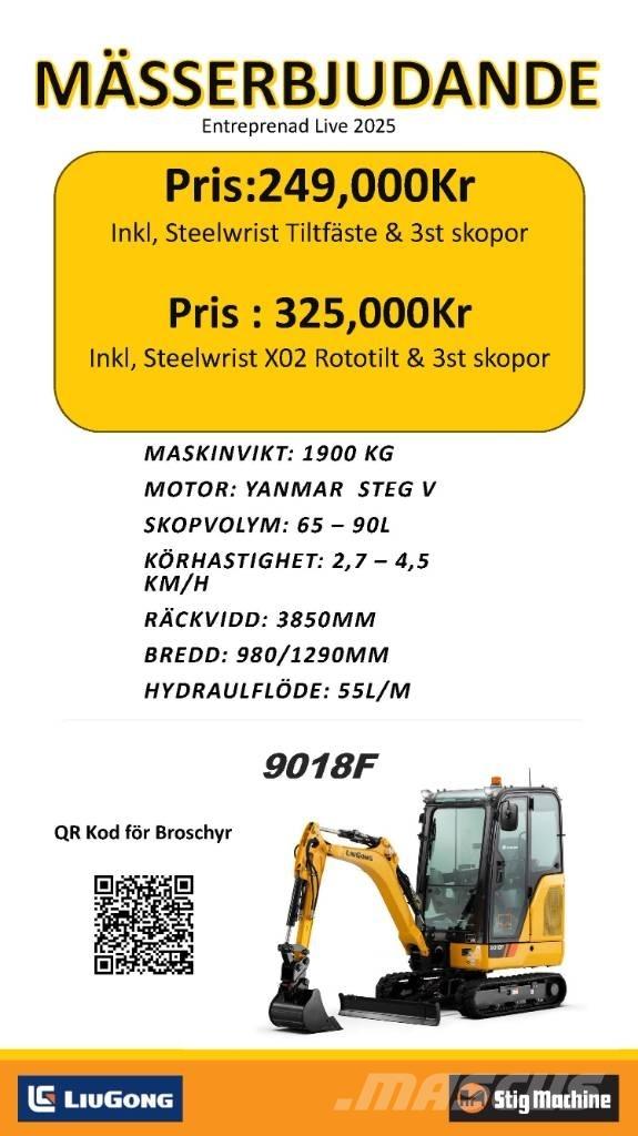 LiuGong 9018 F Minibagger < 7t