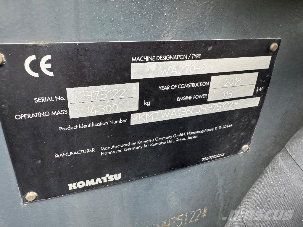 Komatsu WA 270-8 Radlader
