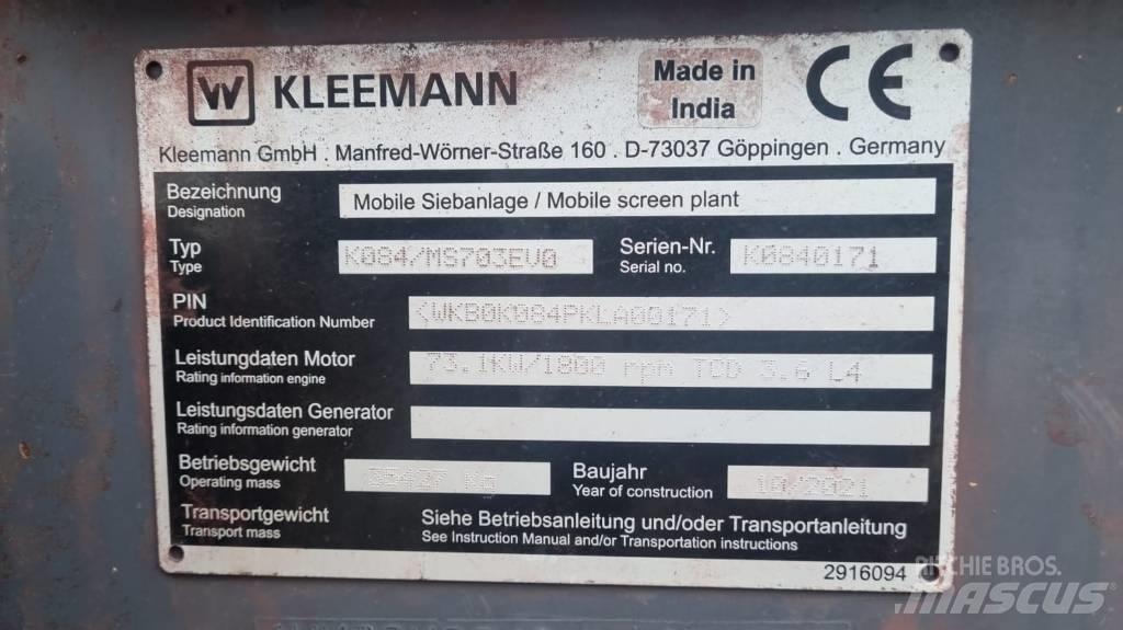 Kleemann MS 703 EVO Mobile Siebanlagen