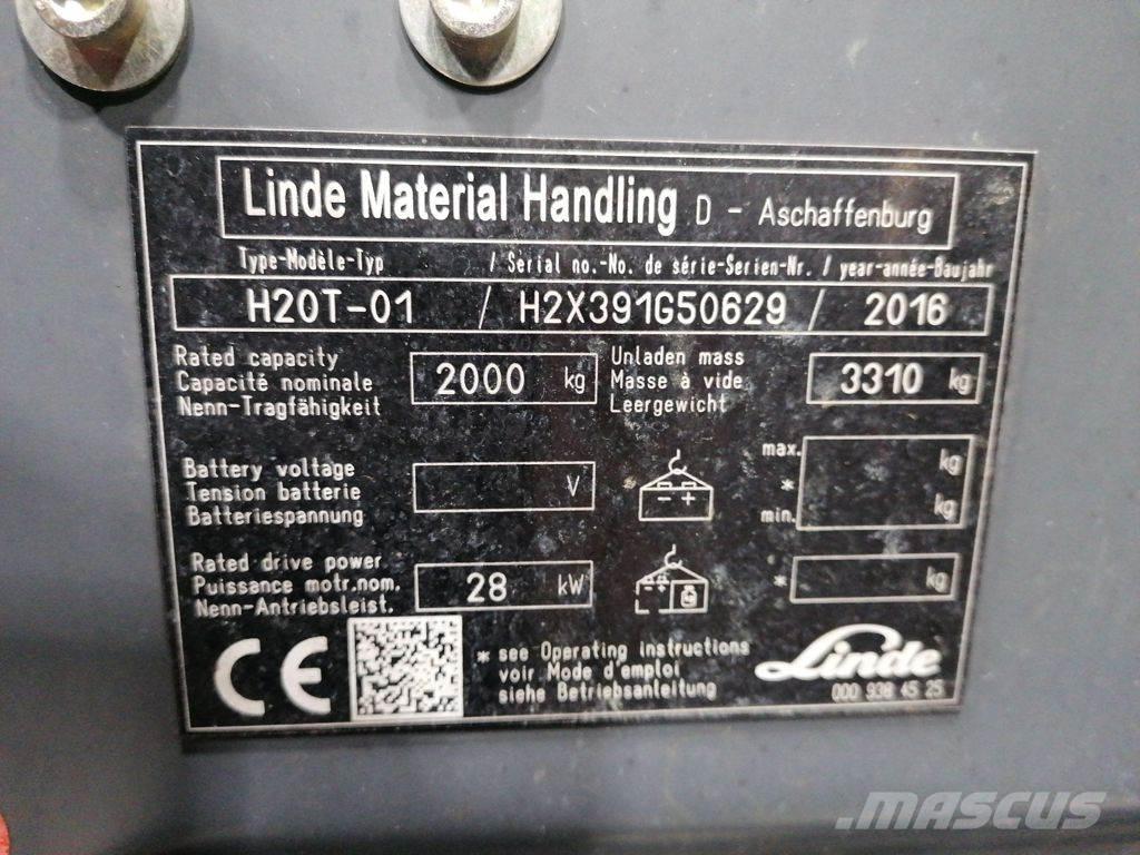 Linde H20T-01 Gasstapler