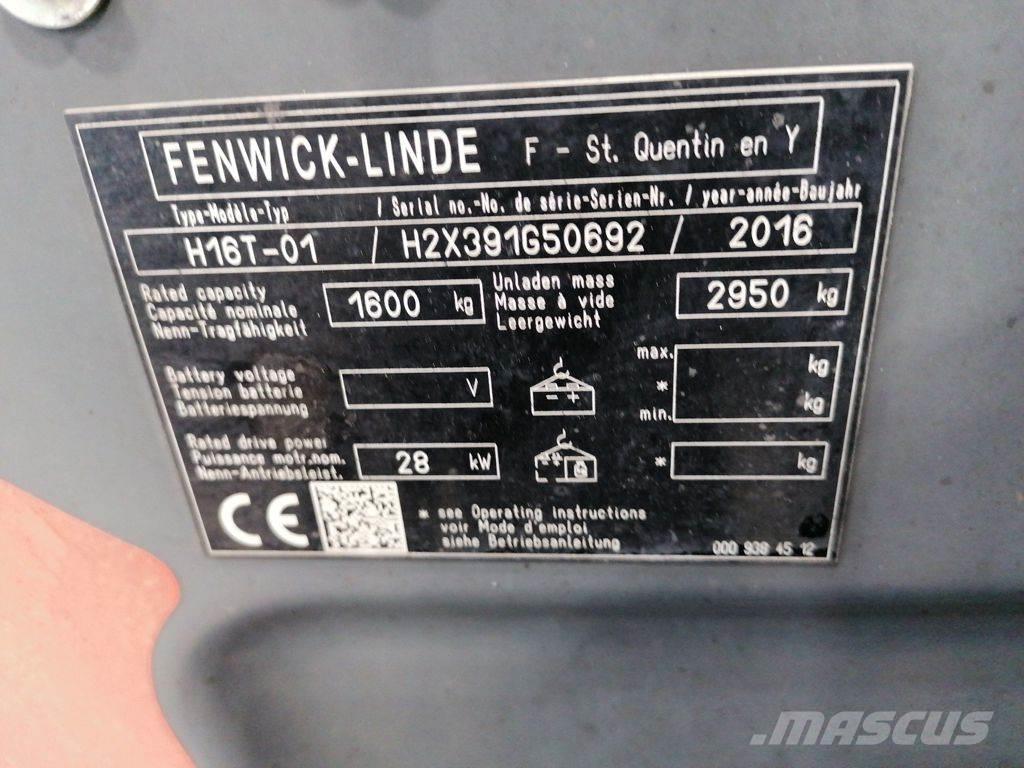 Linde H16T-01 Gasstapler