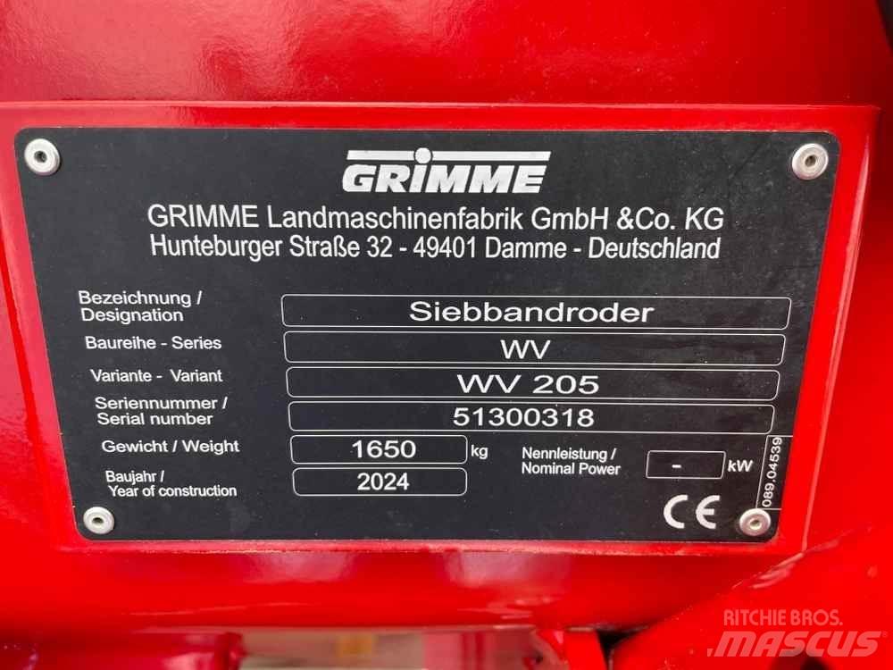 Grimme WV 205 Sonstige Landmaschinen