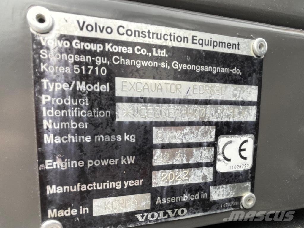Volvo ECR88D Midibagger  7t - 12t