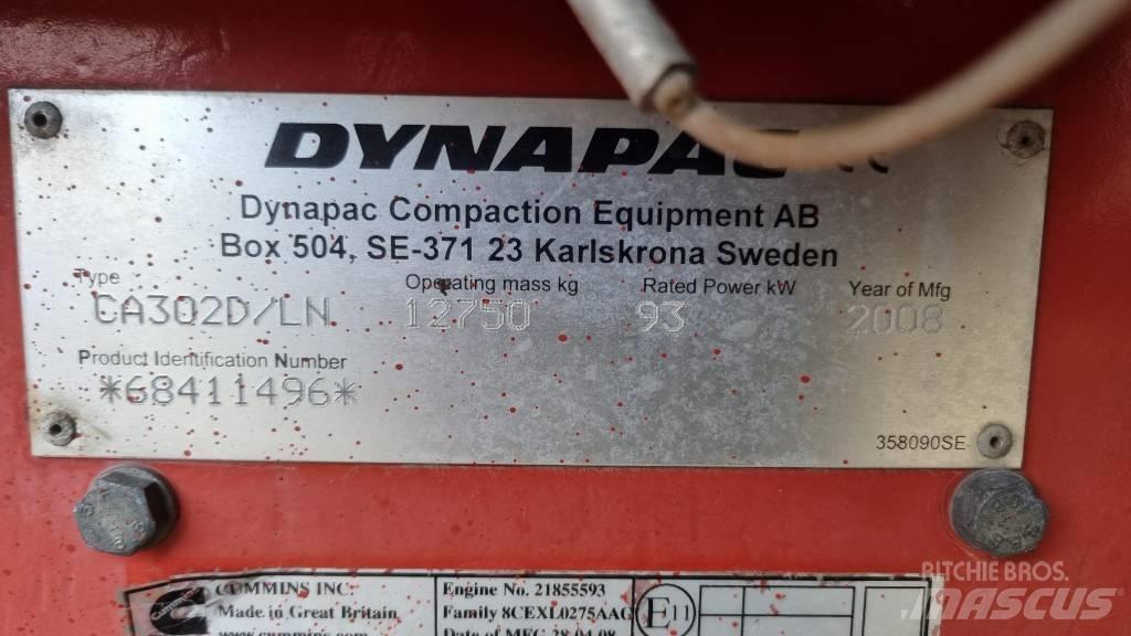 Dynapac CA302D, Vält Walzenzüge