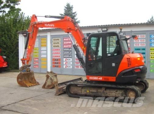 Kubota KX080-4a Raupenbagger