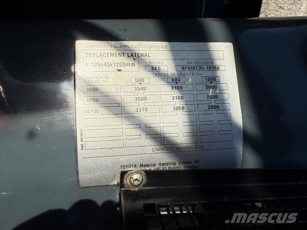 Toyota 8 FBMT 35 Elektrostapler