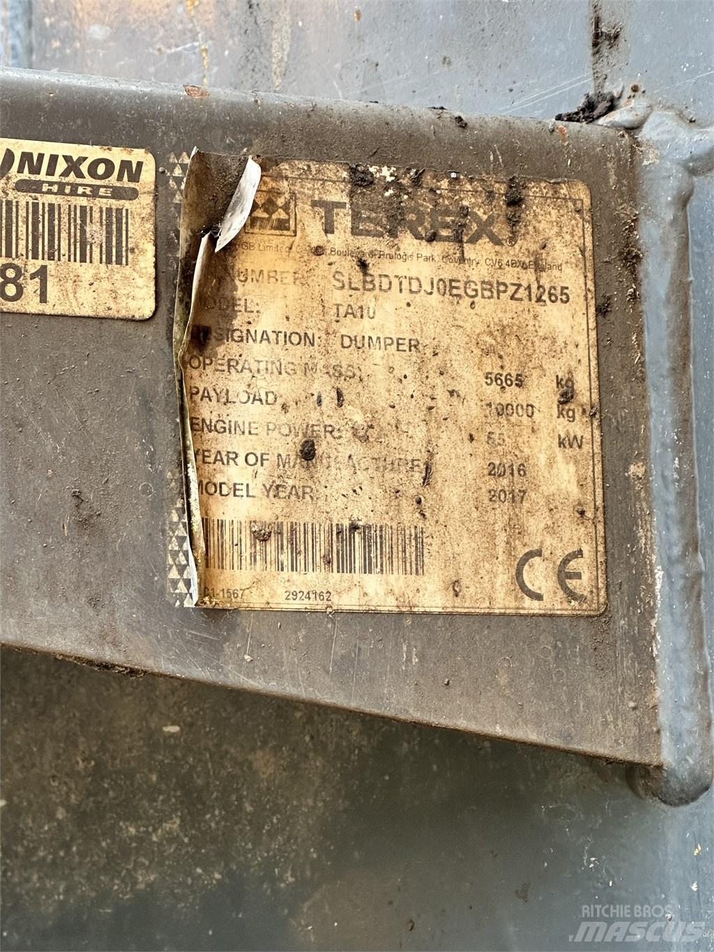 Terex TA10 Minidumper