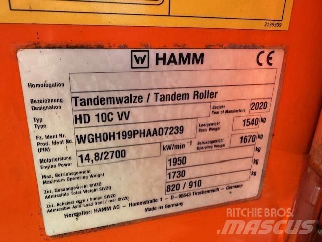  ''SÅLD'' Hamm HD 10 C Tandemwalzen