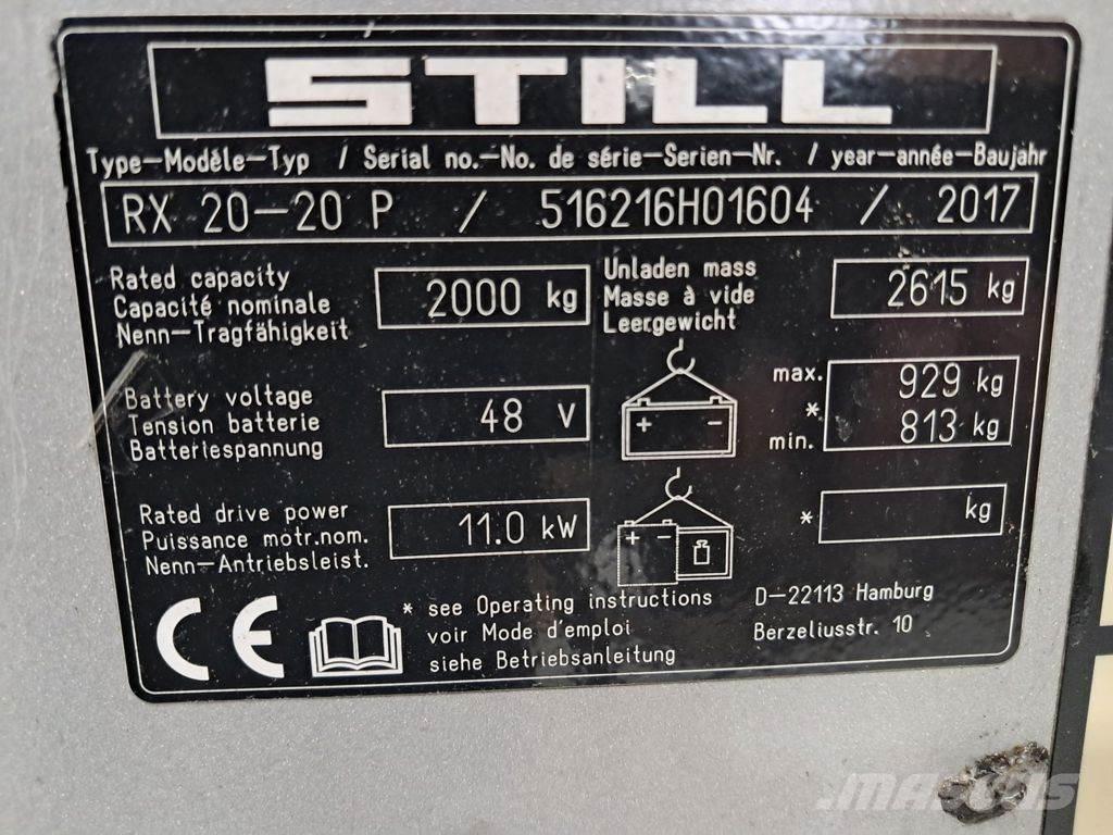 Still RX 20-20 P Elektrostapler