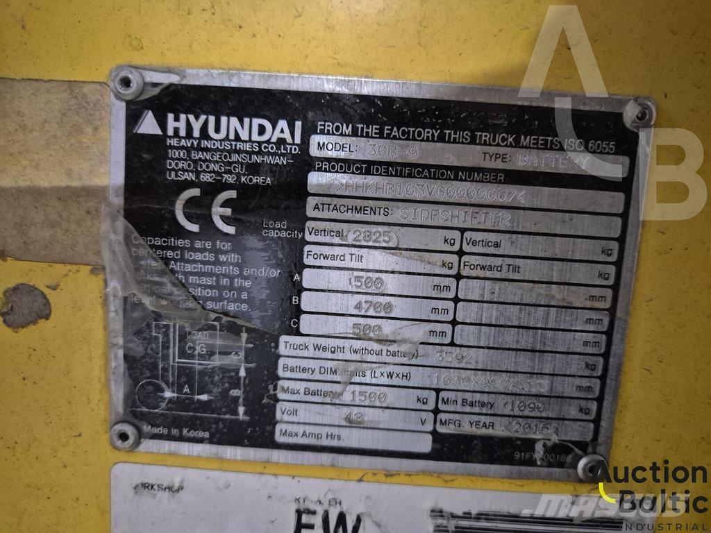 Hyundai 30B-9 Elektrostapler