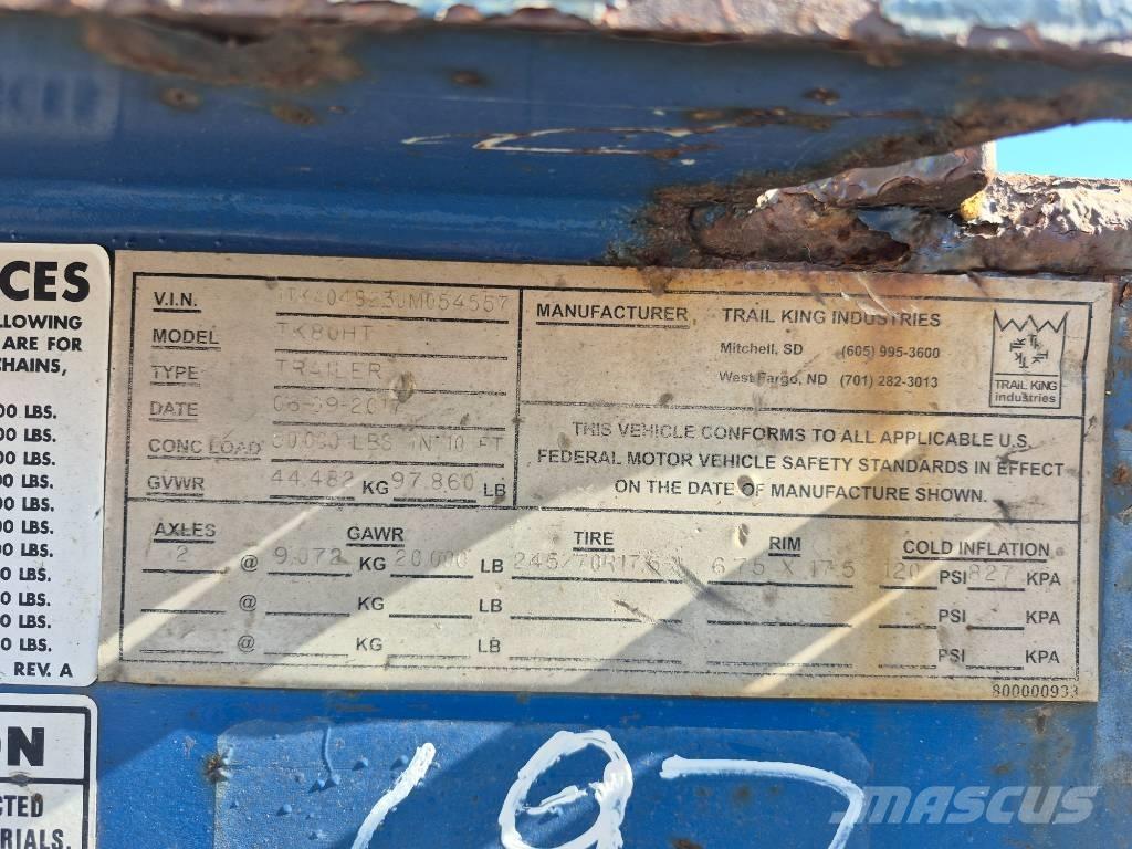 Trail King TK80HT Andere Anhänger