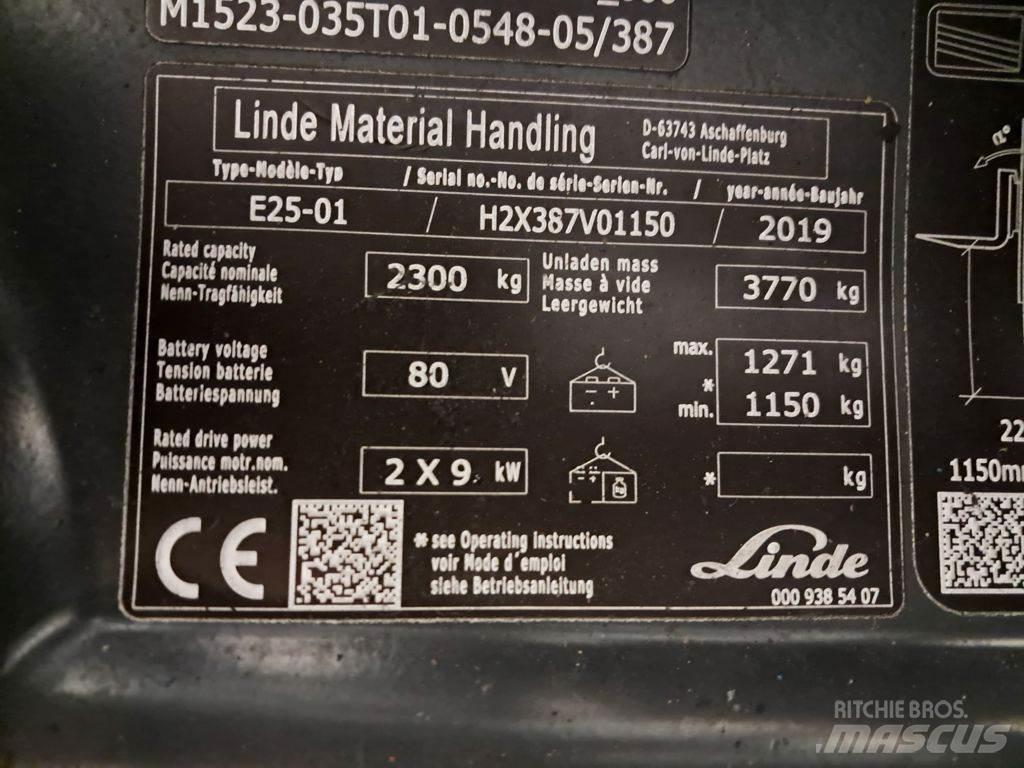 Linde E25-01 Elektrostapler