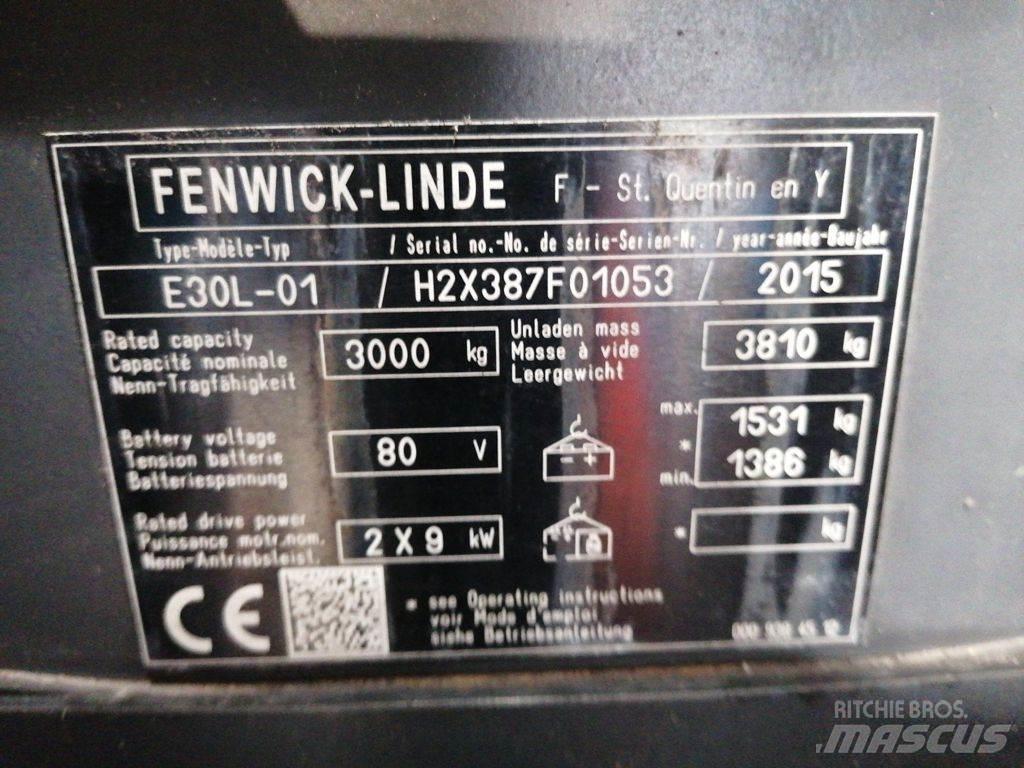 Linde E30L-01 Elektrostapler