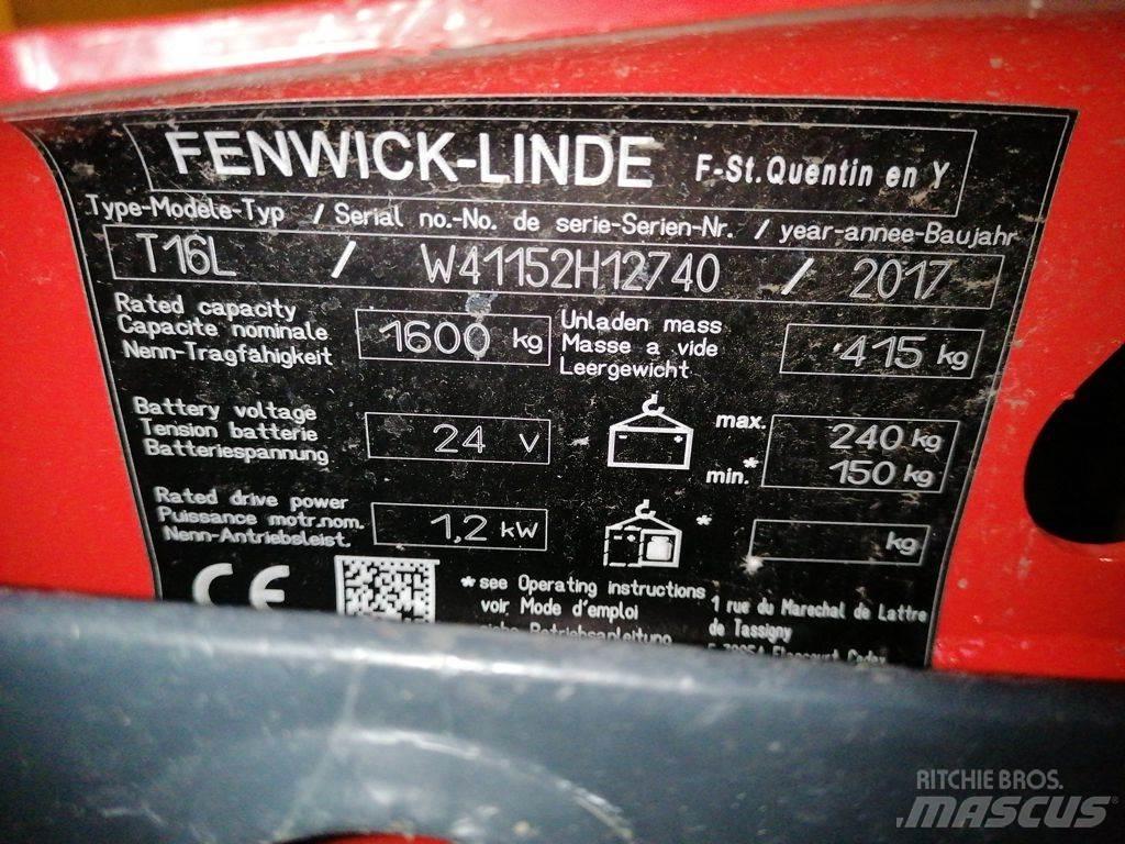 Linde T16L Niedergabelstapler