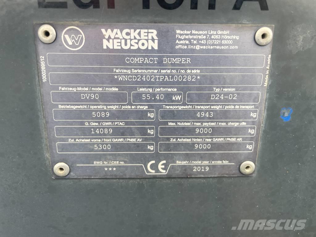 Wacker Neuson DV 90 Minidumper