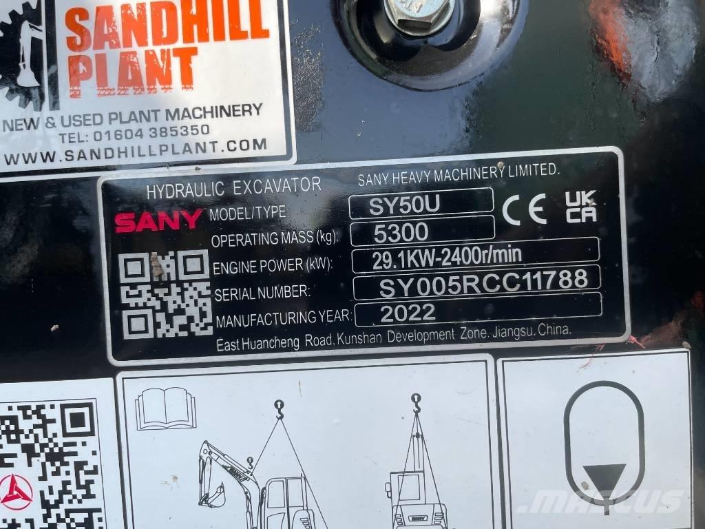 Sany SY 50 U Minibagger < 7t