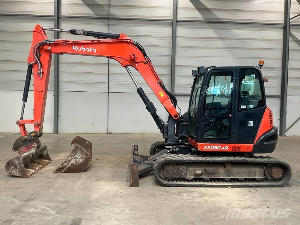 Kubota KX 080-4 A Midibagger  7t - 12t