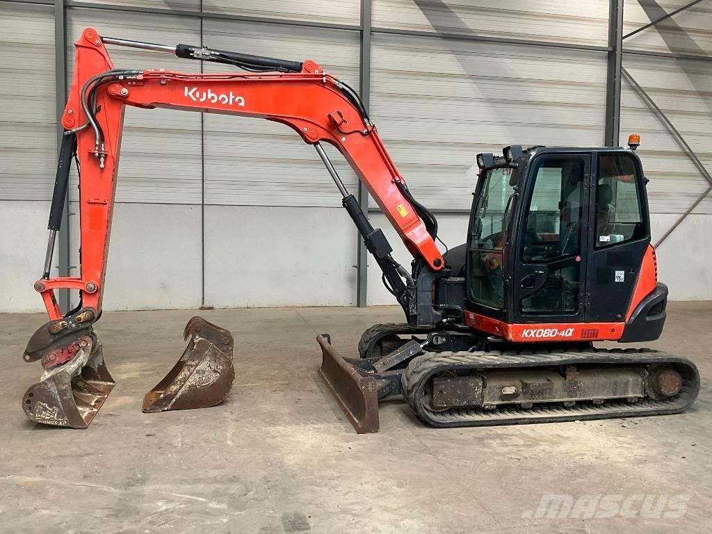 Kubota KX 080-4 A Midibagger  7t - 12t