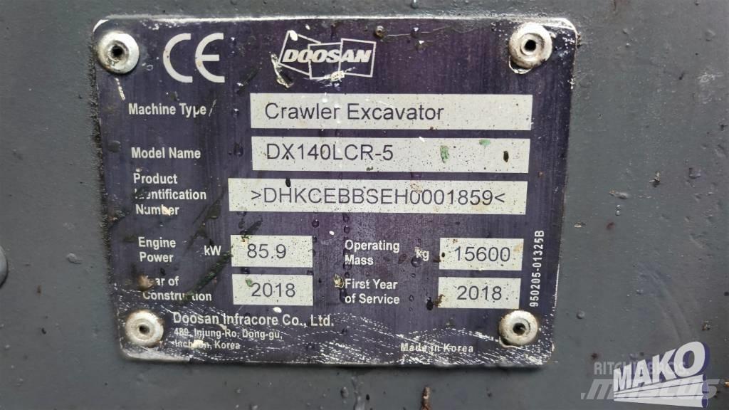 Doosan DX 140 LCR Raupenbagger