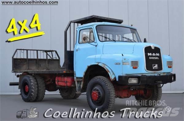 MAN 16.192 HAK Pritschenwagen/Pritschenwagen mit Seitenklappe