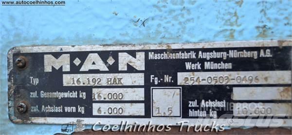 MAN 16.192 HAK Pritschenwagen/Pritschenwagen mit Seitenklappe
