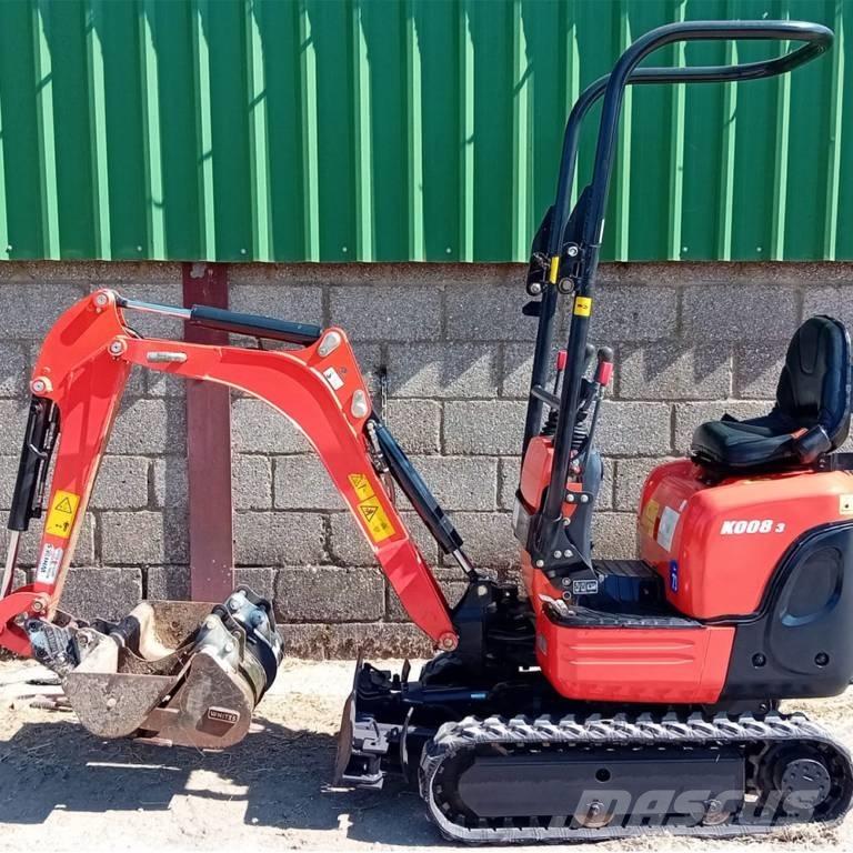 Kubota K 008-3 Minibagger < 7t