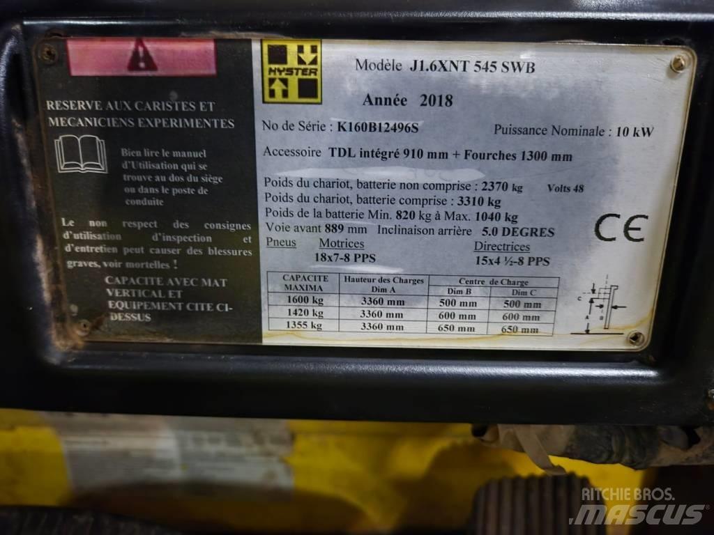 Hyster J 1.6 XNT Elektrostapler