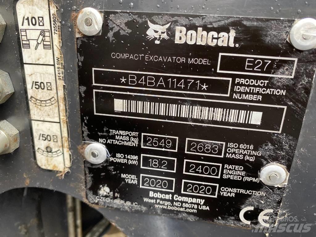 Bobcat E 27 Z Minibagger < 7t