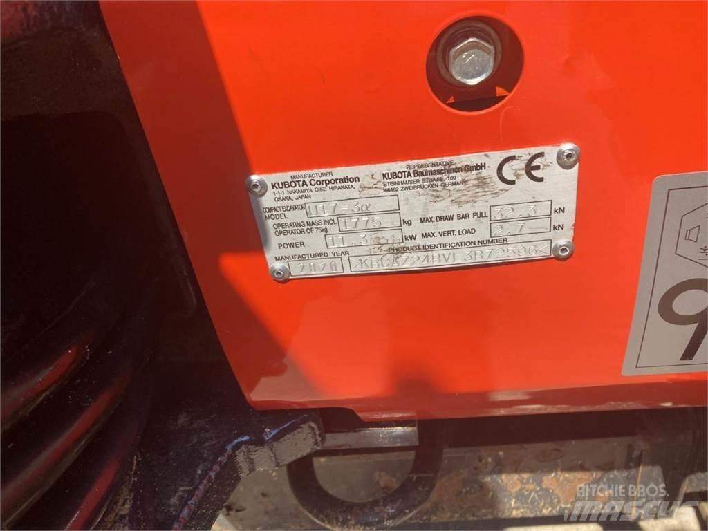 Kubota U17-3 Minibagger < 7t