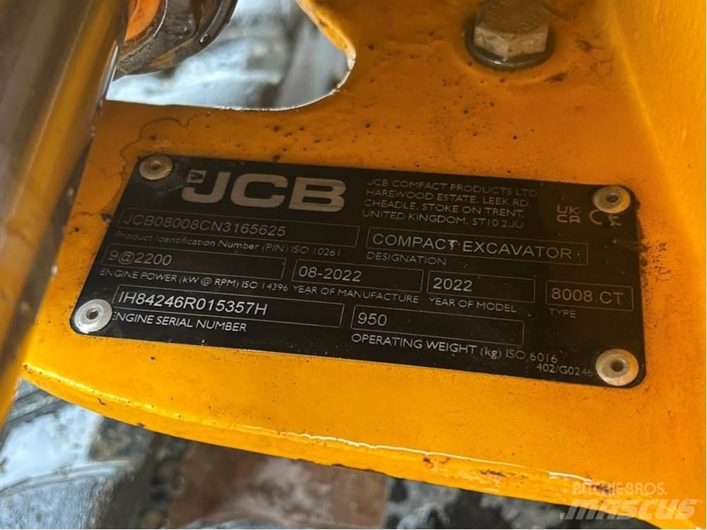 JCB MICRO 8008 Minibagger < 7t