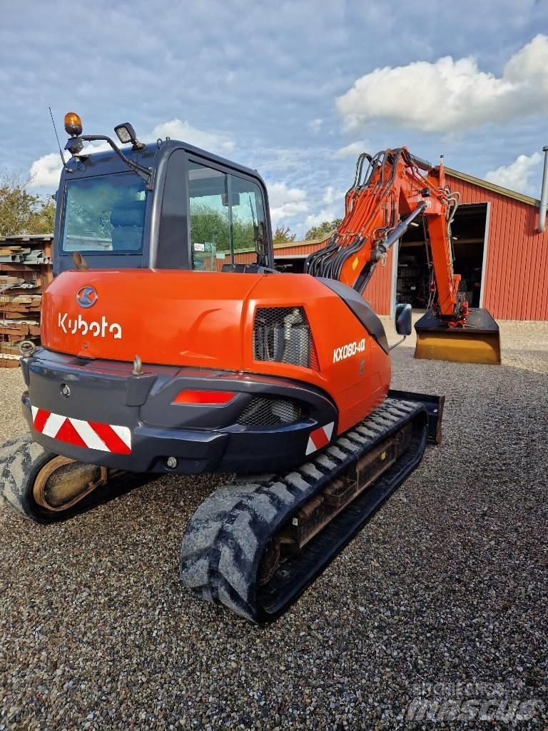 Kubota KX080-4 Minibagger < 7t