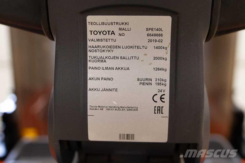 Toyota SPE 140 L Selbstfahrstapler
