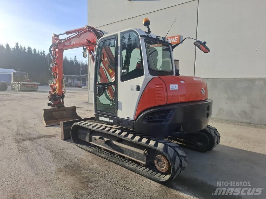 Kubota KX 080-3 Midibagger  7t - 12t