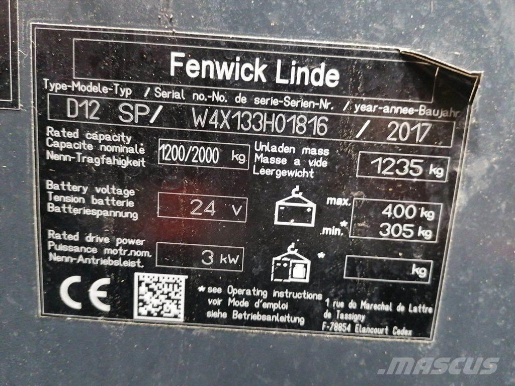 Linde D12 SP Deichselstapler